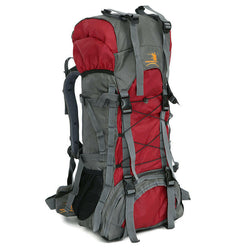 60L Outdoor Large Capacity Waterproof Mountaineering Backpack