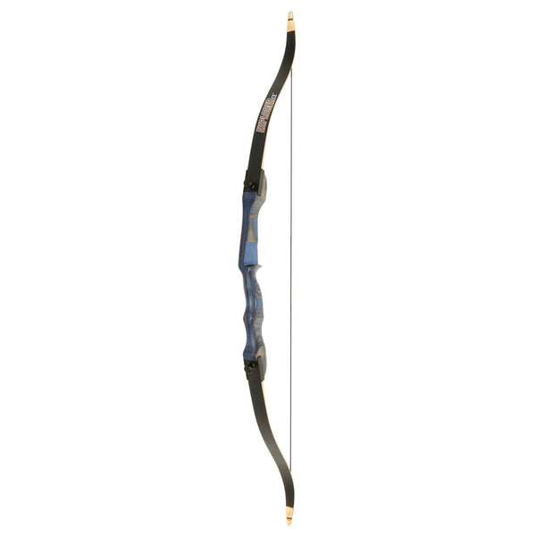 Mountain Explorer CE Recurve Bow Blue 54 in. 20 lbs. RH From Rancher’s Ridge